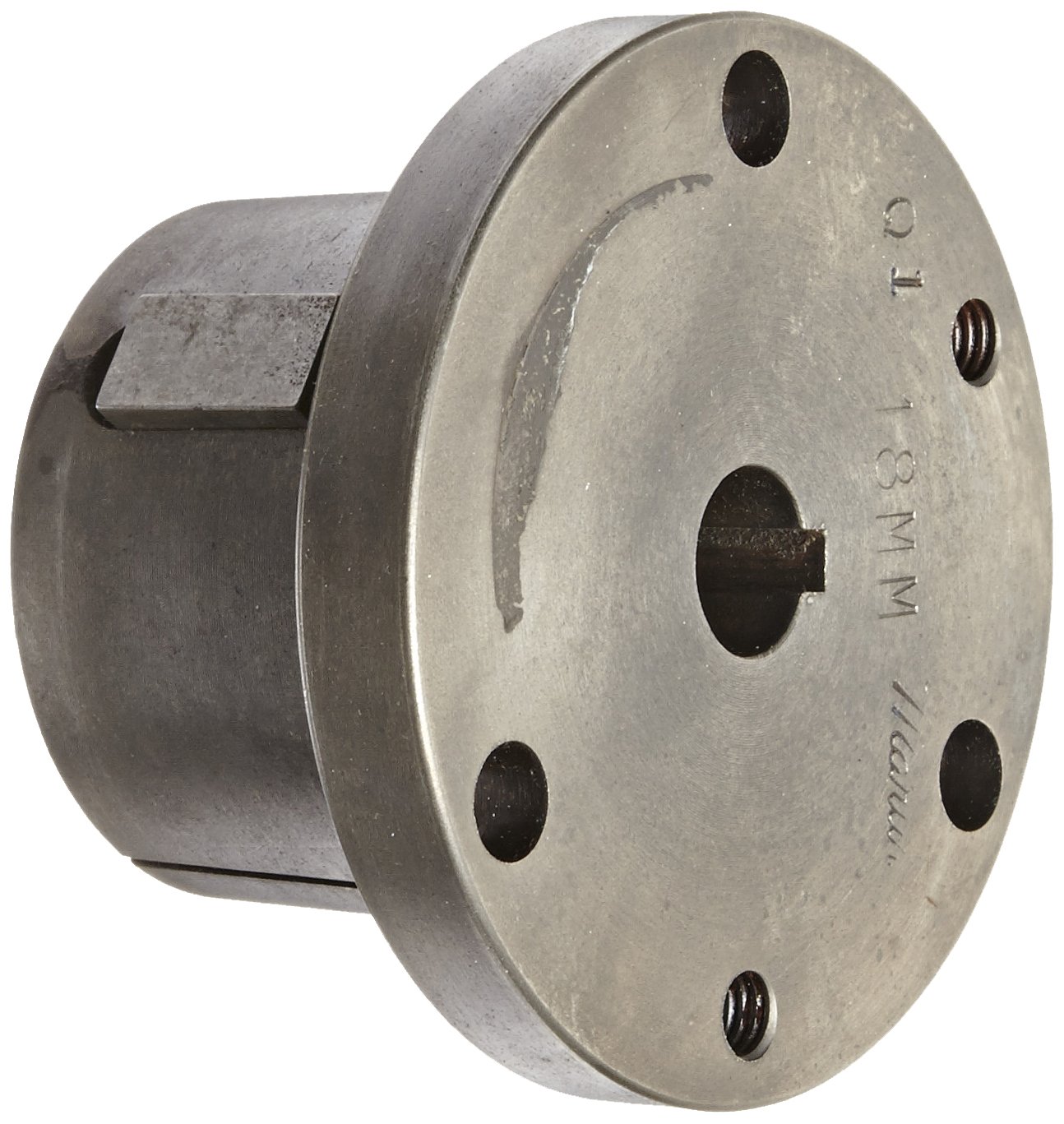 Martin Q1 18MM MST Bushing, Ductile Iron, Metric, 18 mm Bore, 73.025 mm OD, 63.5 mm Length