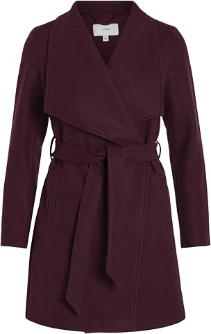 Vila Vicooley Collar Belt Coat - Noos Vicooley Collar Belt Coat - Noos Donna (Pacco da 1)