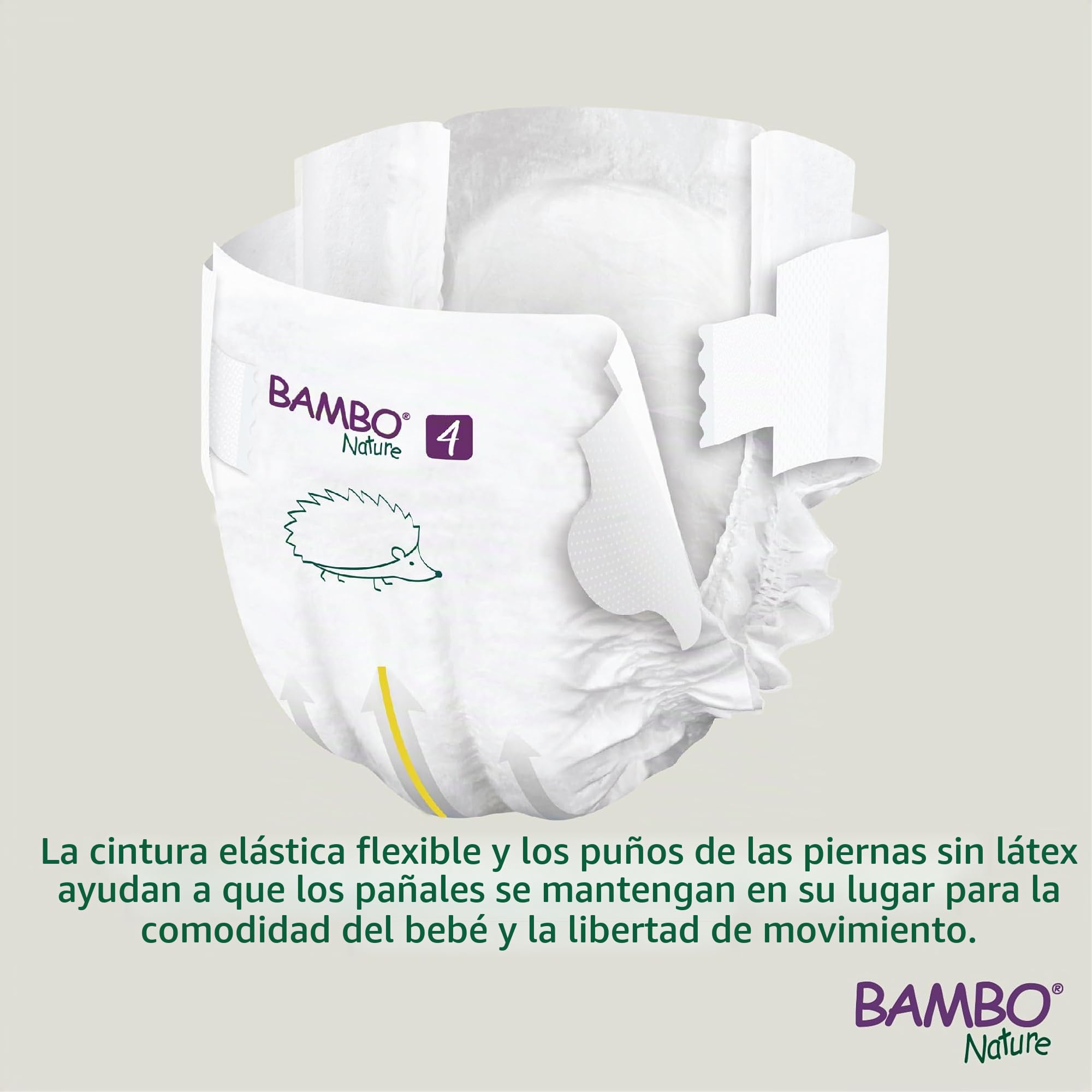 Bambo Nature Pañales Talla 4-7 a 14kg (3x48un)