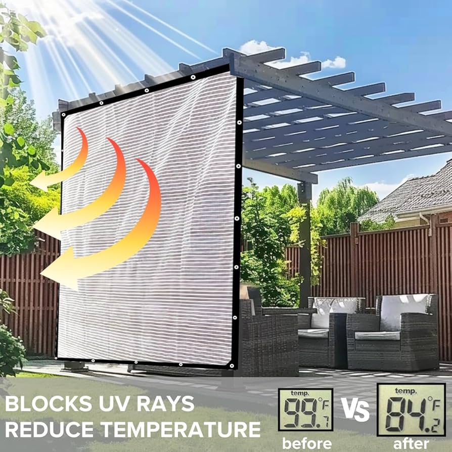 BeGrit Aluminet Shade Cloth 95%-99% Aluminum Shade