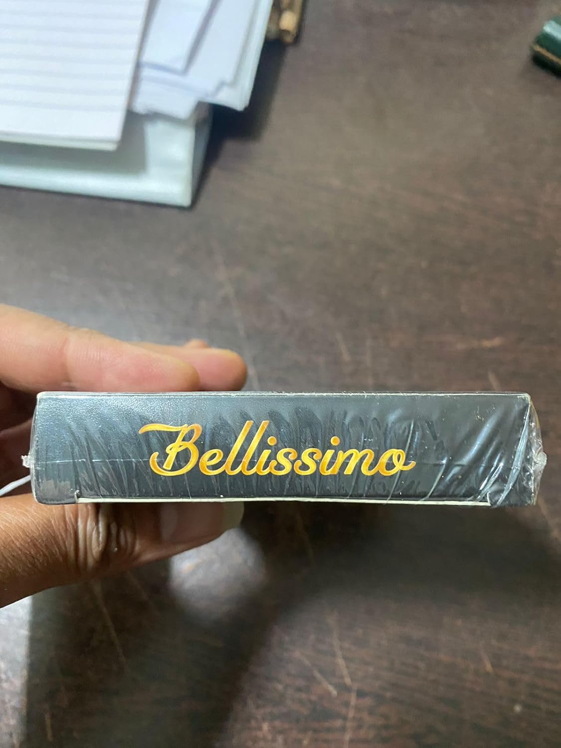 Bellissimo Herbal Cigarette, Tobacco & Nicotine Free Herbal Filter Dhoompan, Premium Flavor Bidi Rolled in Tendu Leaves, Non-Addictive & Helps Quit Smoking, Pack of 10 x 20 Bidi Sticks Per Pack
