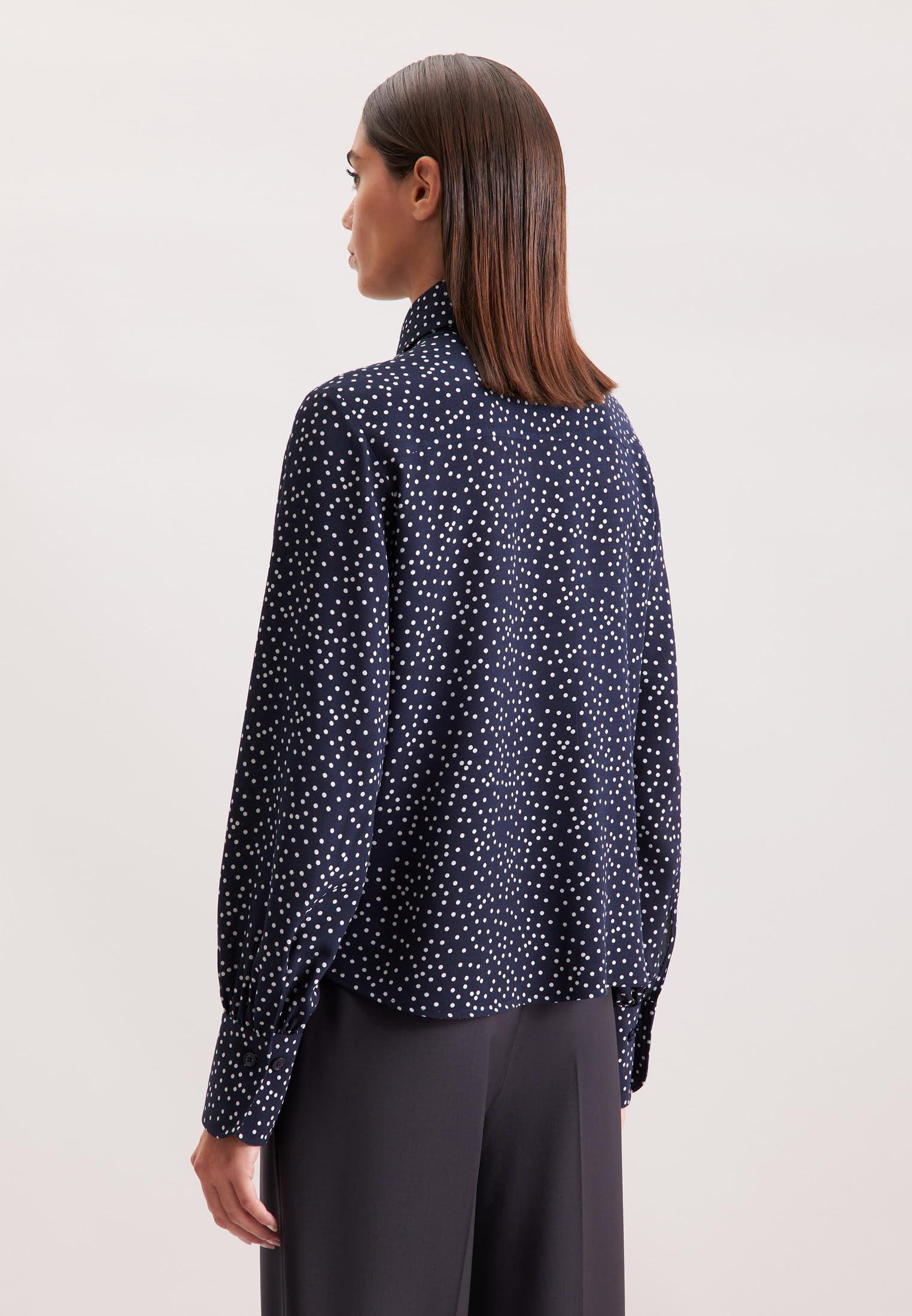 Seidensticker Bluzka Kobiety Regular Fit Langarm Bluse