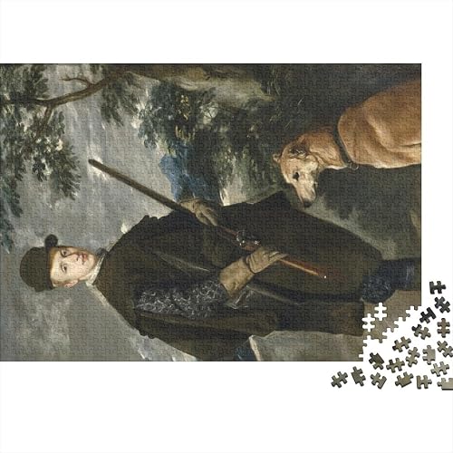 Diego Rodriguez De Silva Velazquez Puzzle De 1000 Piezas para Adultos, Puzzles De Madera