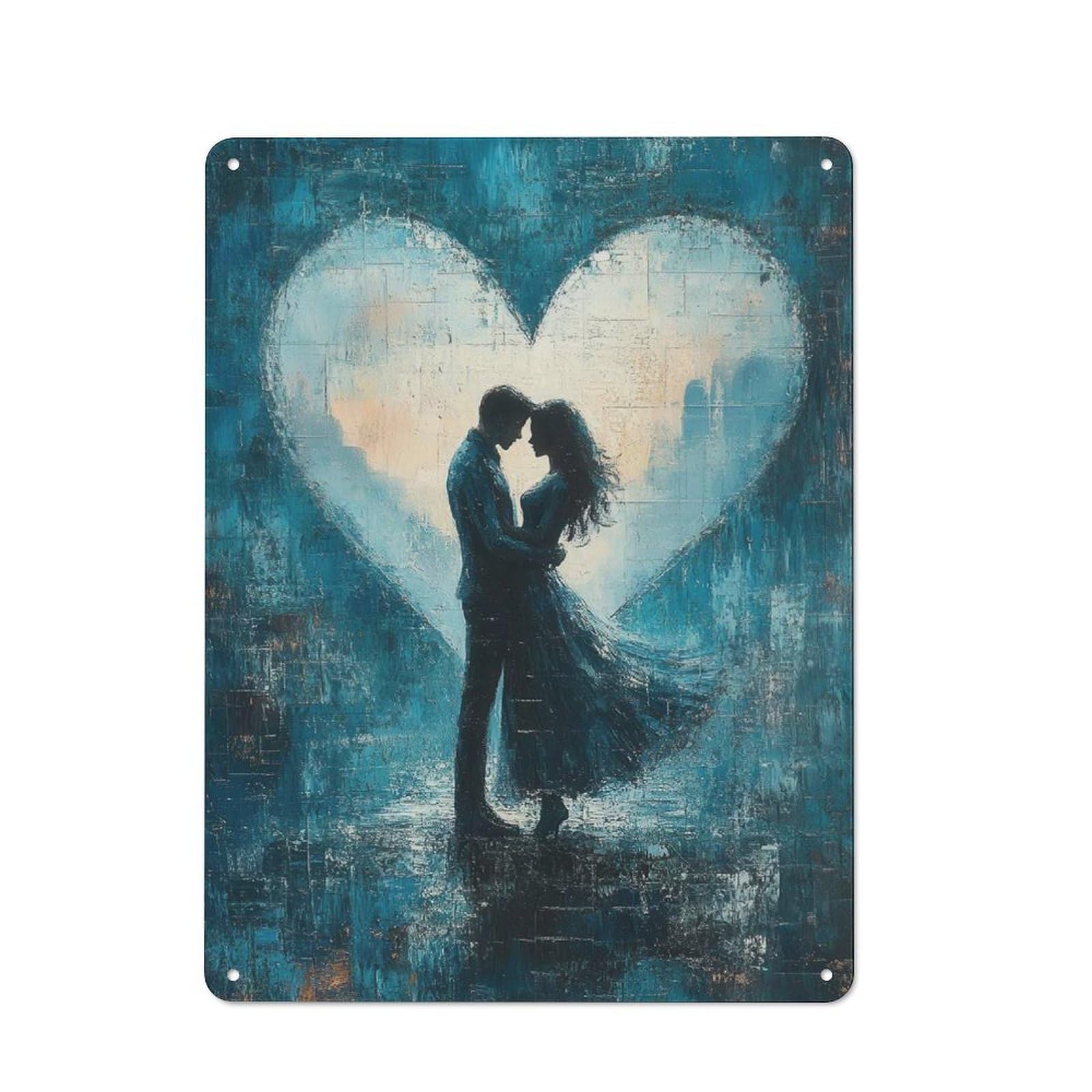 Junmoney Ice Cold Love Vintage Vintage Metal Sign 40X30cm Featuring Room Wall Plaque For Flat, Dorm Room, Lounge Or Cafe