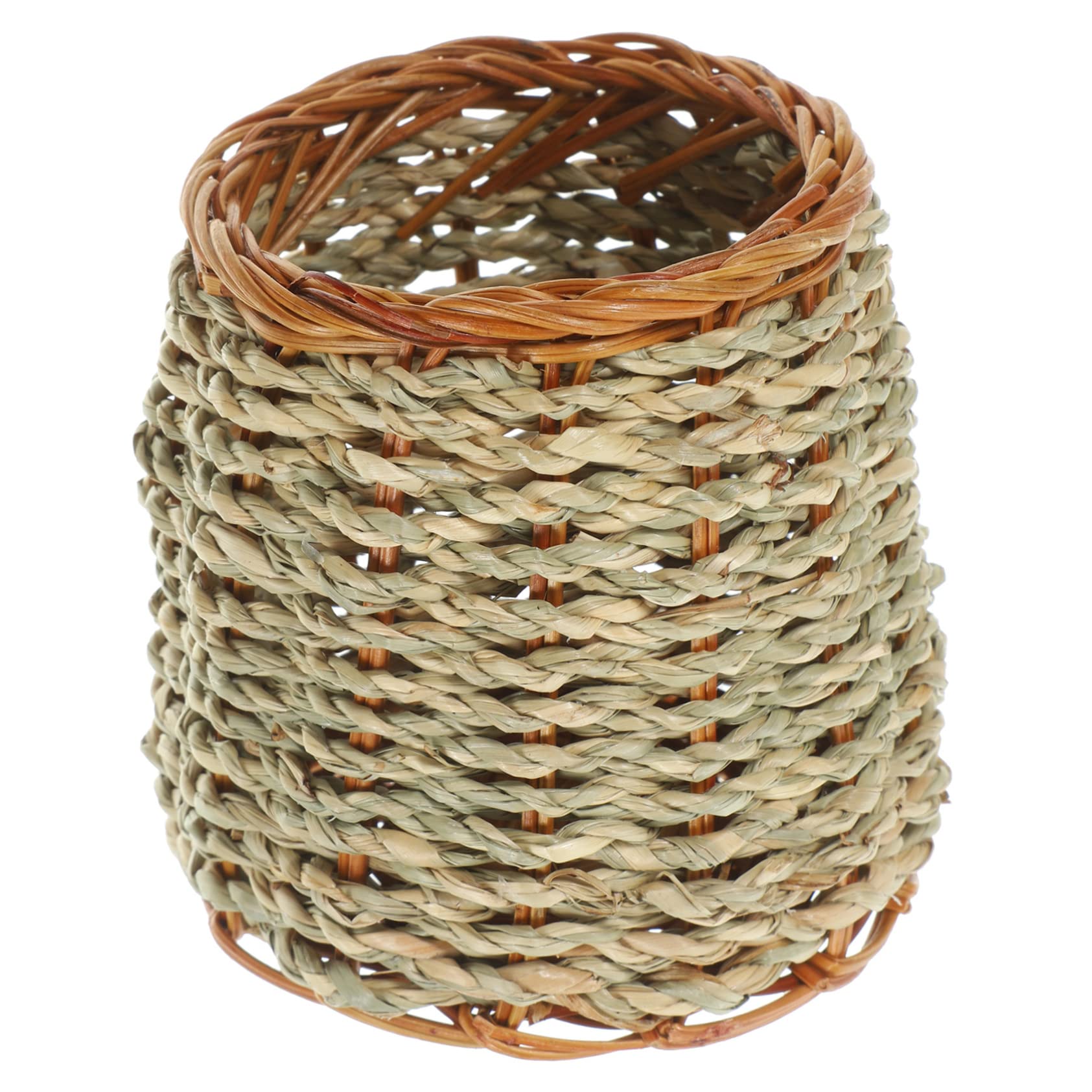SHINEOFI 4piezas Portalápices De Escritorio Decorativo Diseño Woven Organizador De Almacenamiento Para Lápices y Pinceles Para Oficina y Hogar