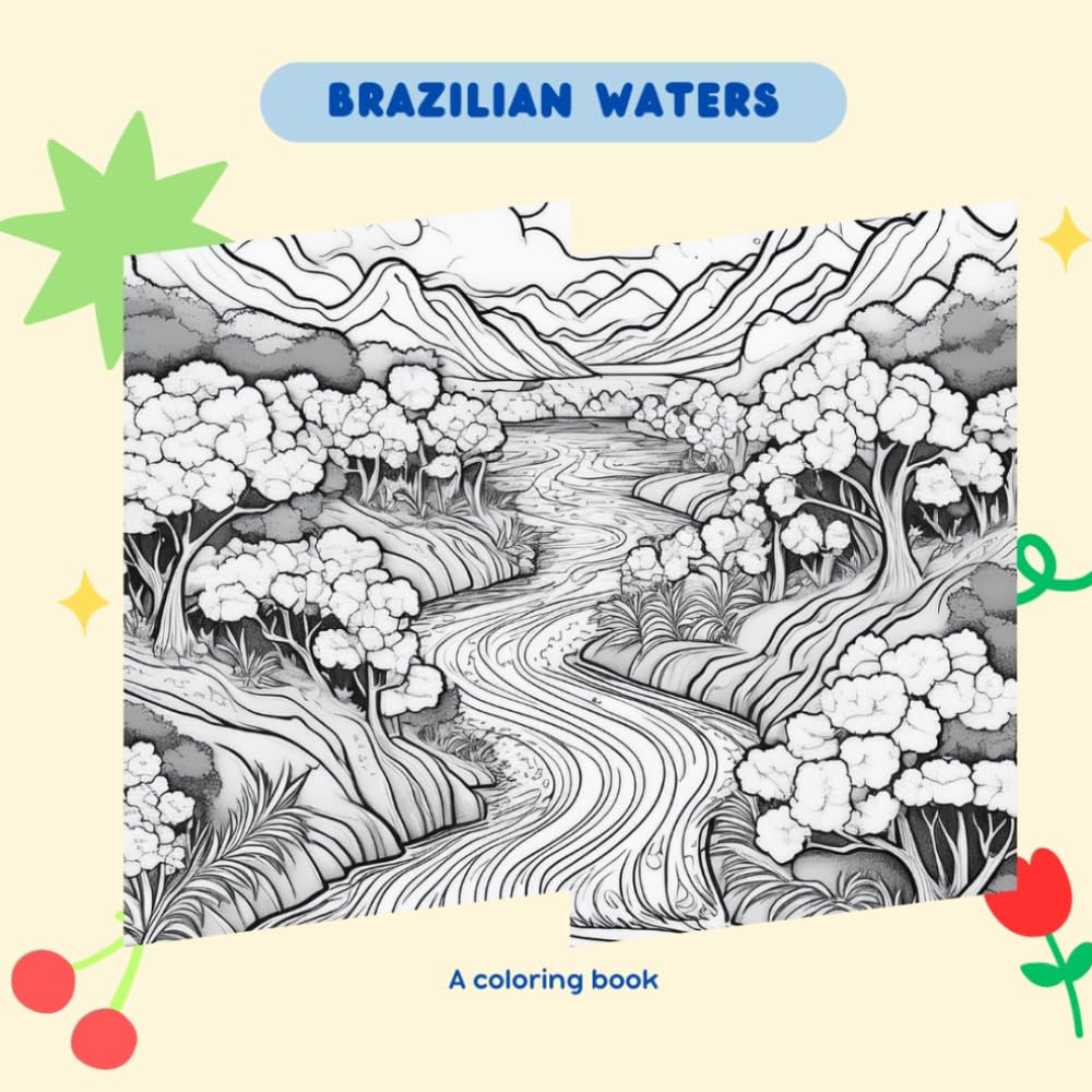 Brazilian Waters: A coloring book