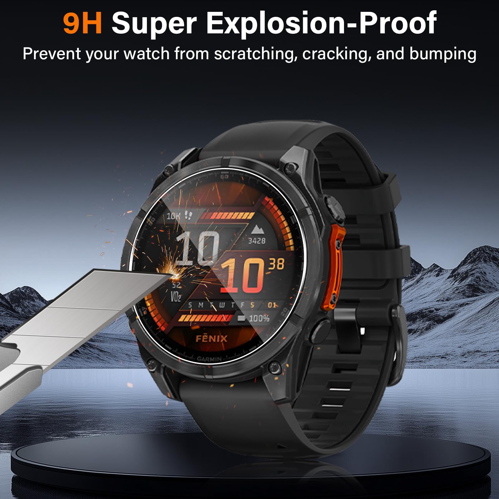 4 Pezzi Pellicola Protettiva In Vetro Temperato 3D Per Huawei Band 8 - Durezza 9H, Anti-Graffio, Copertura Totale