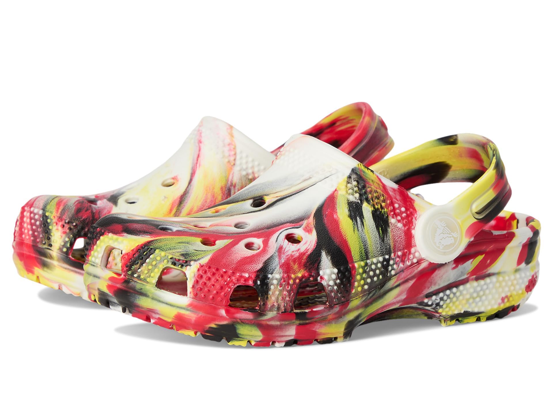 Crocs Unisex-Child Classic Watercolor Marbled Clog K