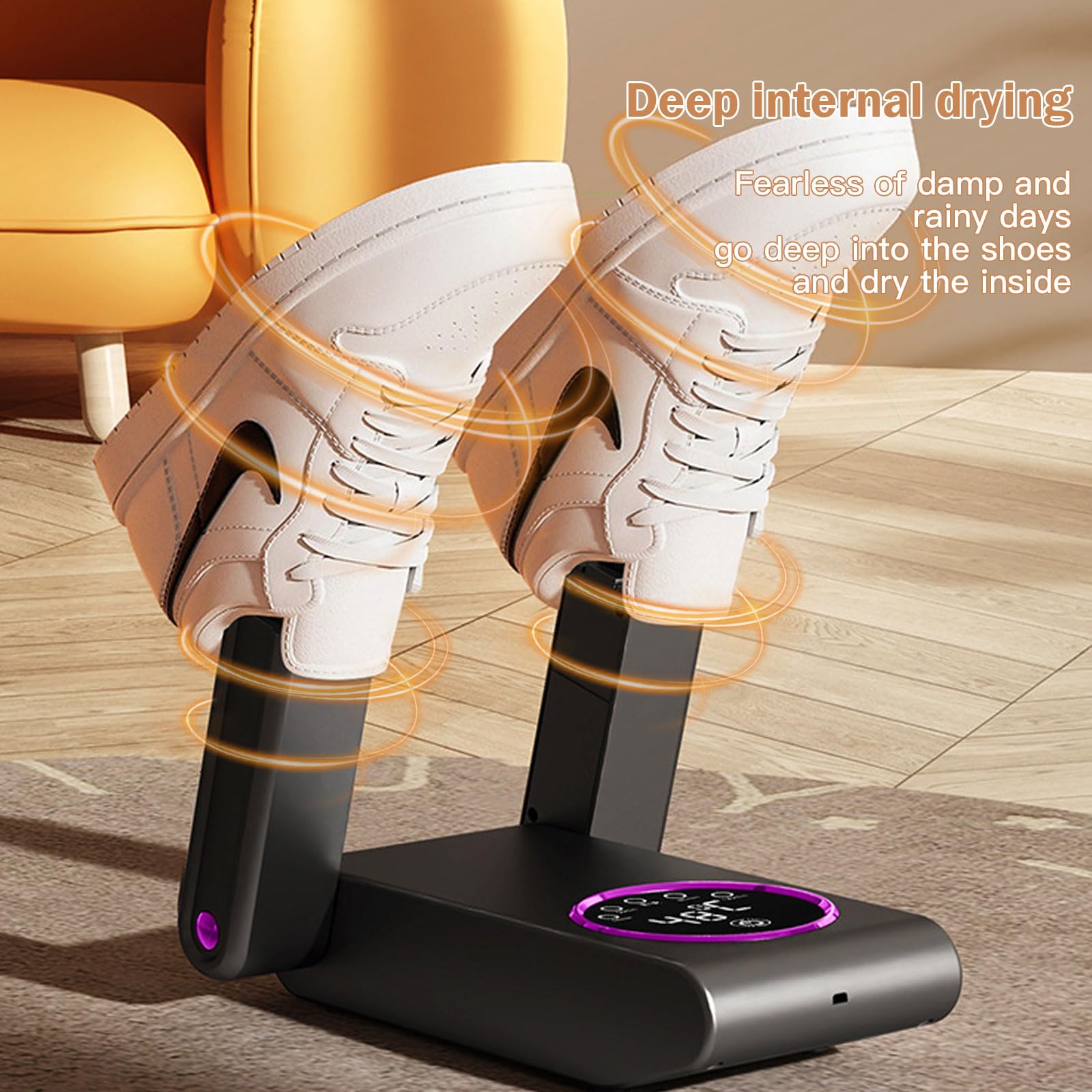 Schuhtrockner, Faltbares Design Schuhtrockner Elektrisch Mit Smart-Timer, Schuhtrockner Antibakteriell Beseitigen Sie Effektiv Gerüche