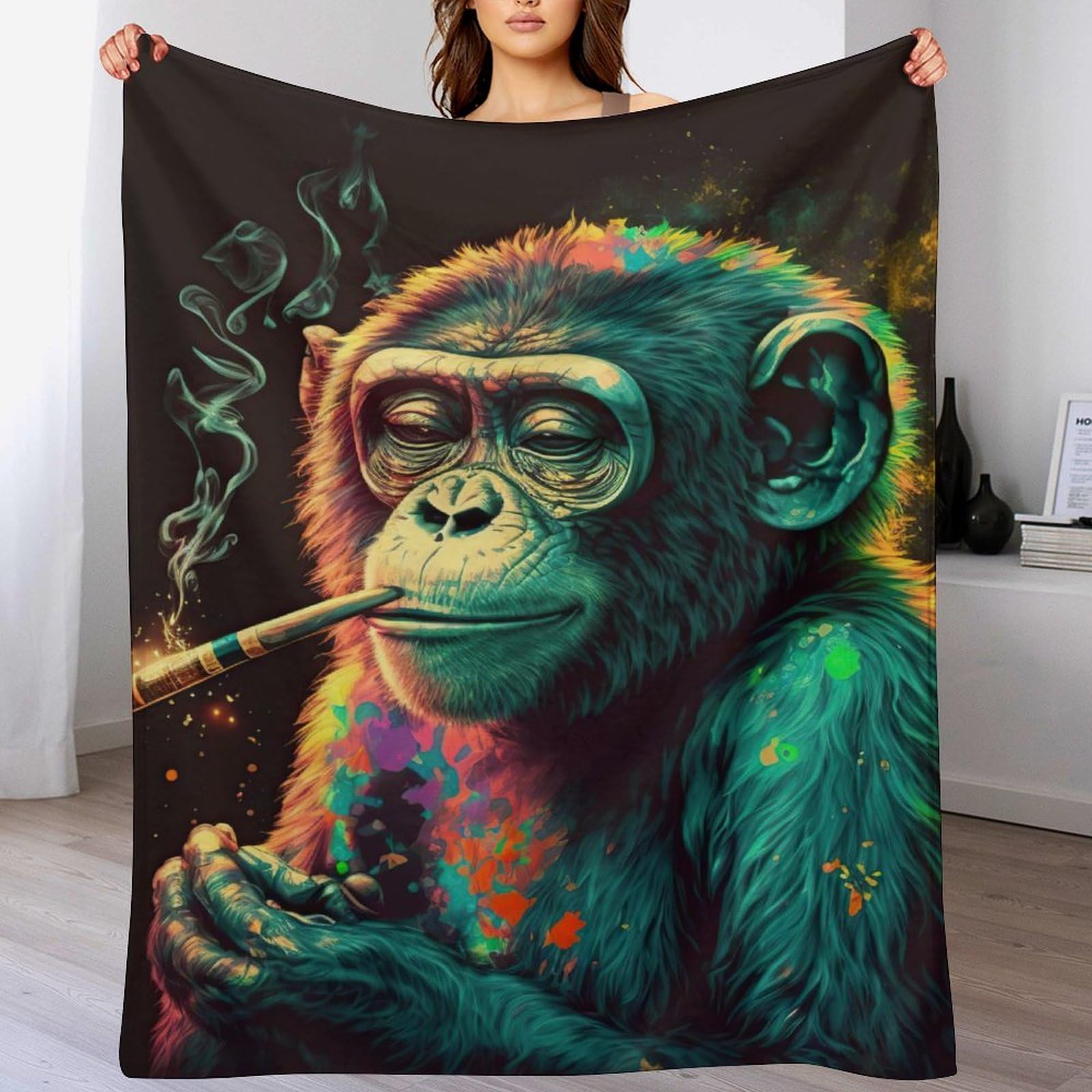 Couverture polaire douce pour lit et soirées cocooning sur canapé