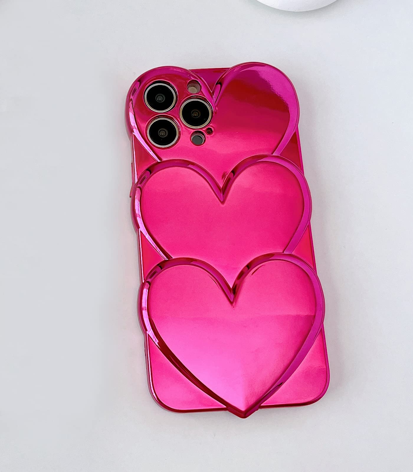 Amazon.co.jp: Qokey iPhone 11用ケース、かわいい 3D ブライト ラブ
