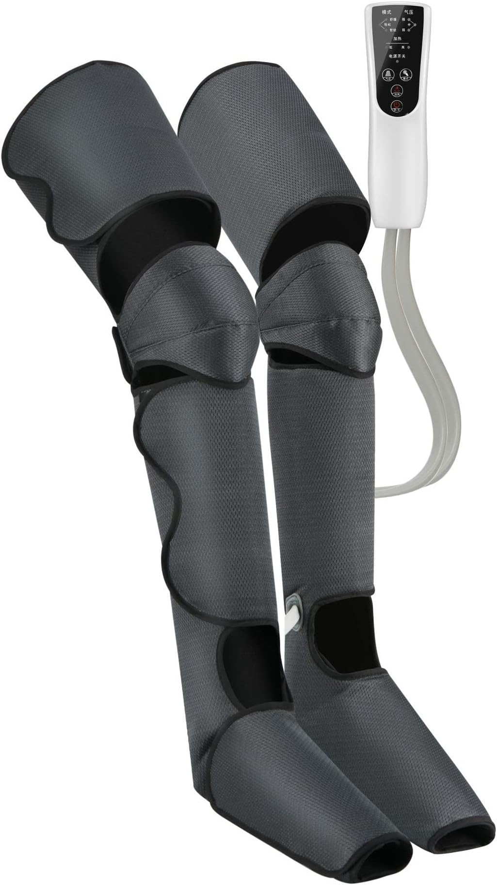 Leg Compression Massager, Air Compression Leg Massager for Circulation and Pain Relief, 3 Modes, 3 Intensities, 2 Extenders, Adjustable Wraps, Gift for Family & Friends