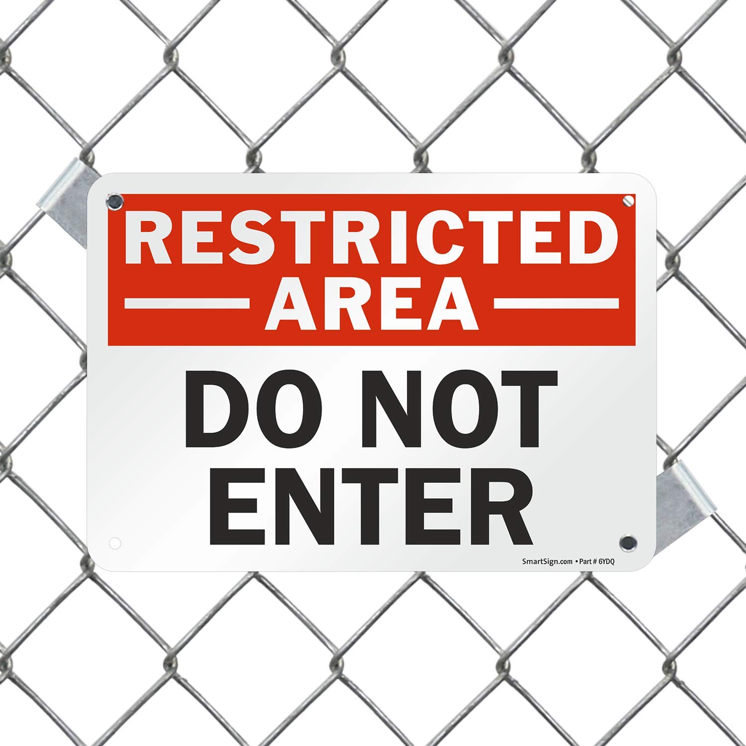 SmartSign Schild 'Restricted Area – Authorized Personnel Only' – Aluminium 25,4x35,6 Cm