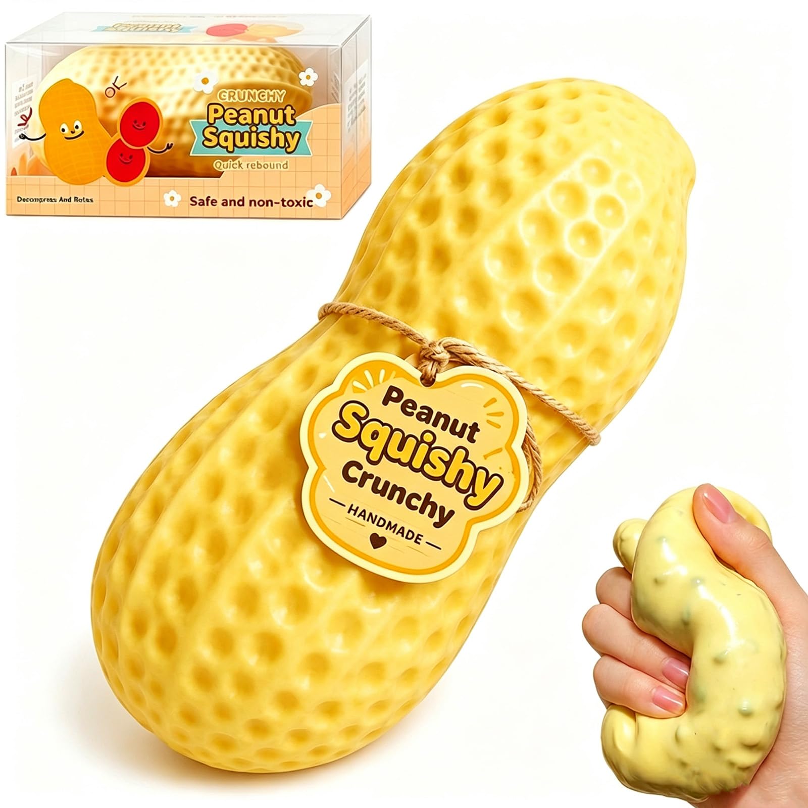 Photo 1 of Crunchy Peanut Squishy Toy