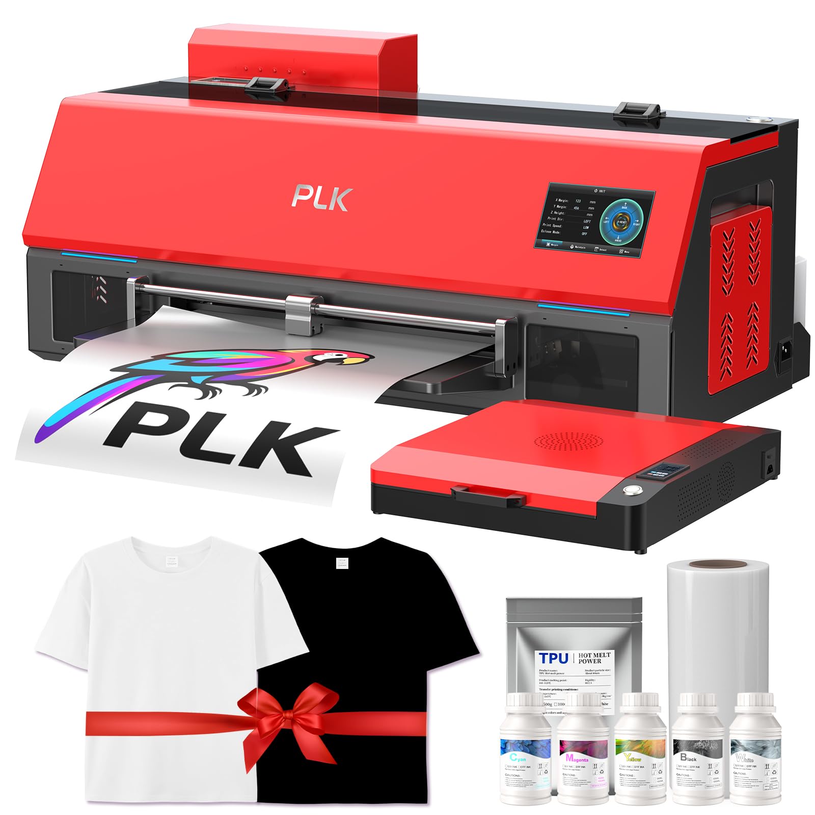 PLK A3 DTF DRUCKER mit Ofenpaket, XP600 Druckkopf
