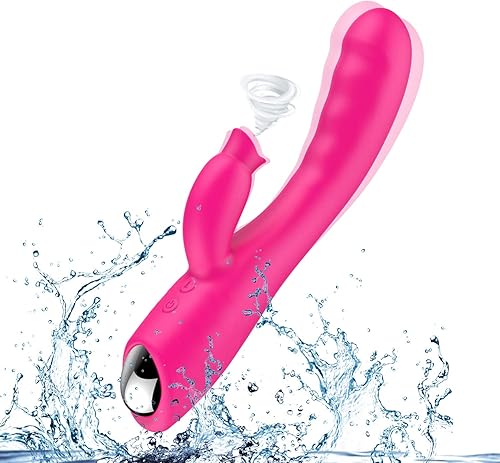 Consolador Pene, Juguetes sexuales para mujeres, clítoris, hembra, conejo, vibrador, lamer, cable USB, recargable, vibración, portátil, silicona