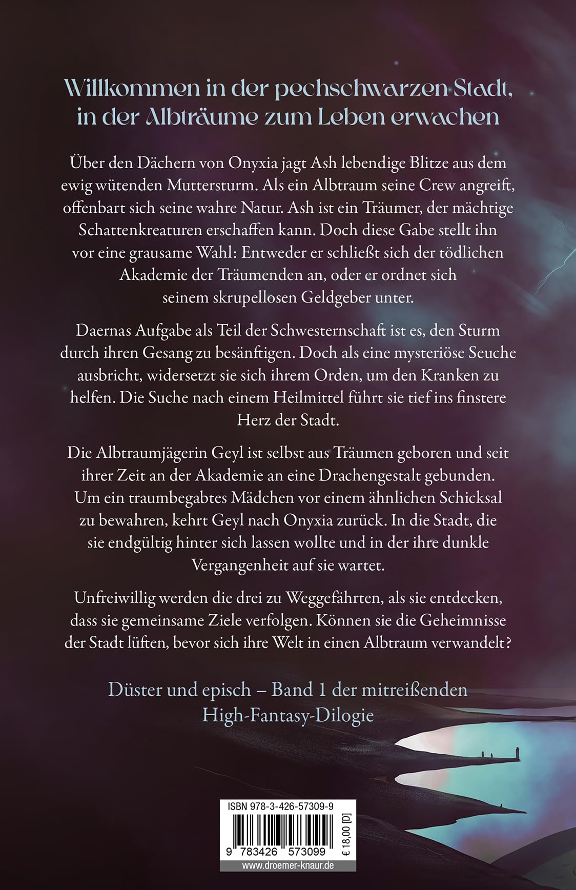 Dream of the Jet-Black City: Mitreißende High Fantasy um albtraumhafte Magie und politische Intrigen: 1