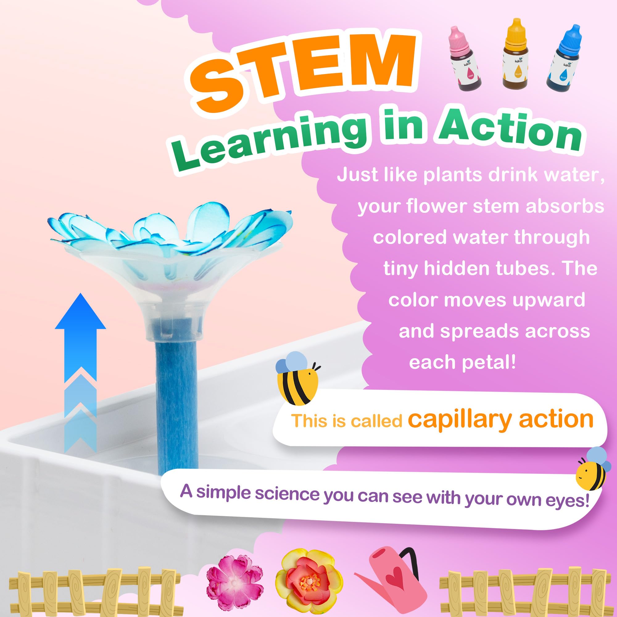 Kiditos Magic Flower Making Kit for Girls - Image 3