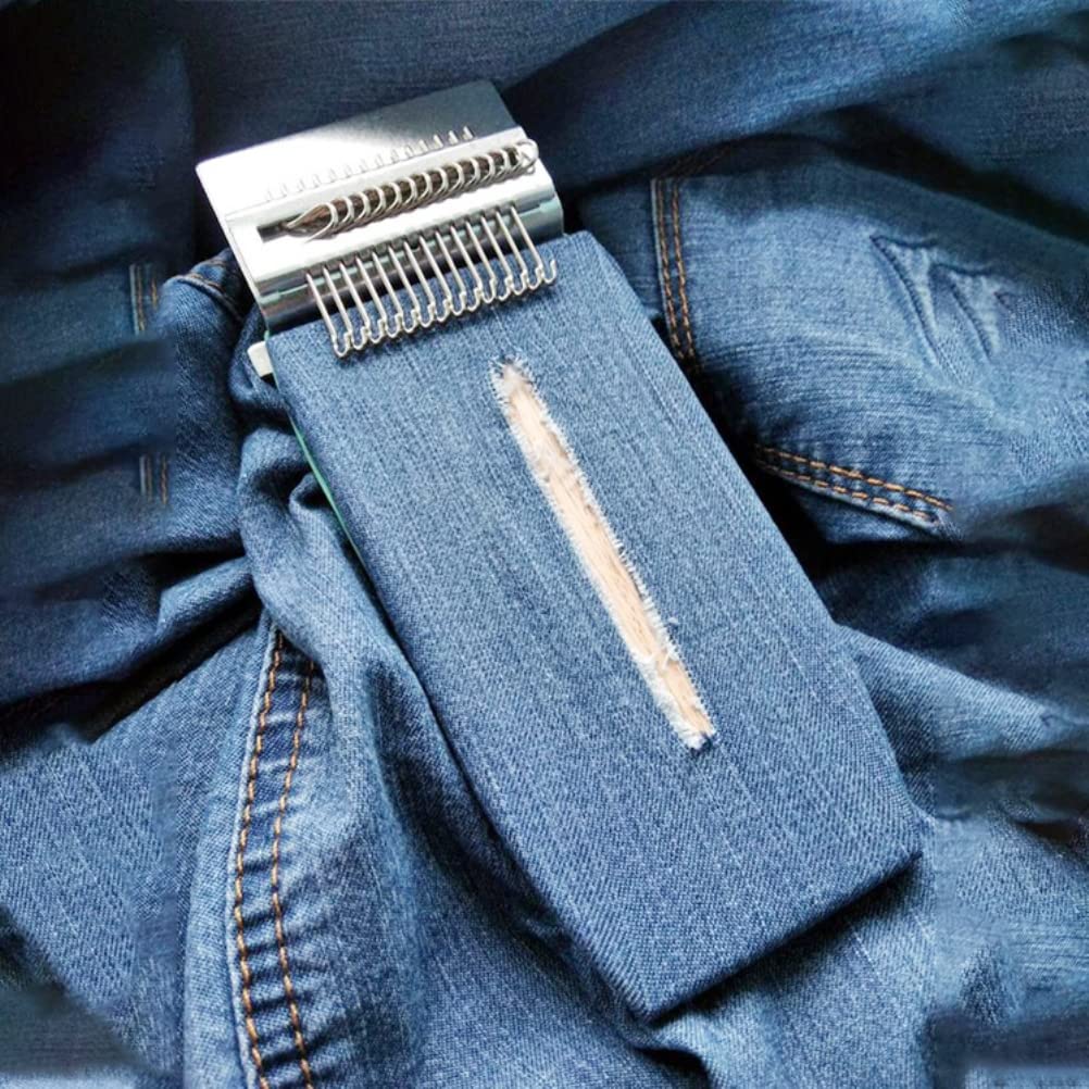 Darning & Loom Machine: Wooden Square Weave Tool for DIY Beautiful Weaving Arts on Clothes & Socks, 14 Pin, 1 - Image 4
