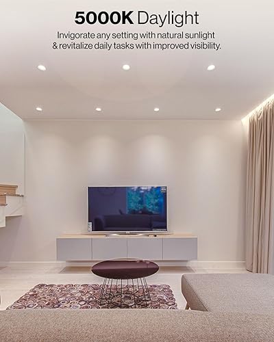 Miniatura 9 de Sunco - Iluminación LED empotrable de 6 pulgadas, paquete de 12 unidades seleccionables 2700K3000K3500K4000K5000K 50,000 horas de vida útil, luces