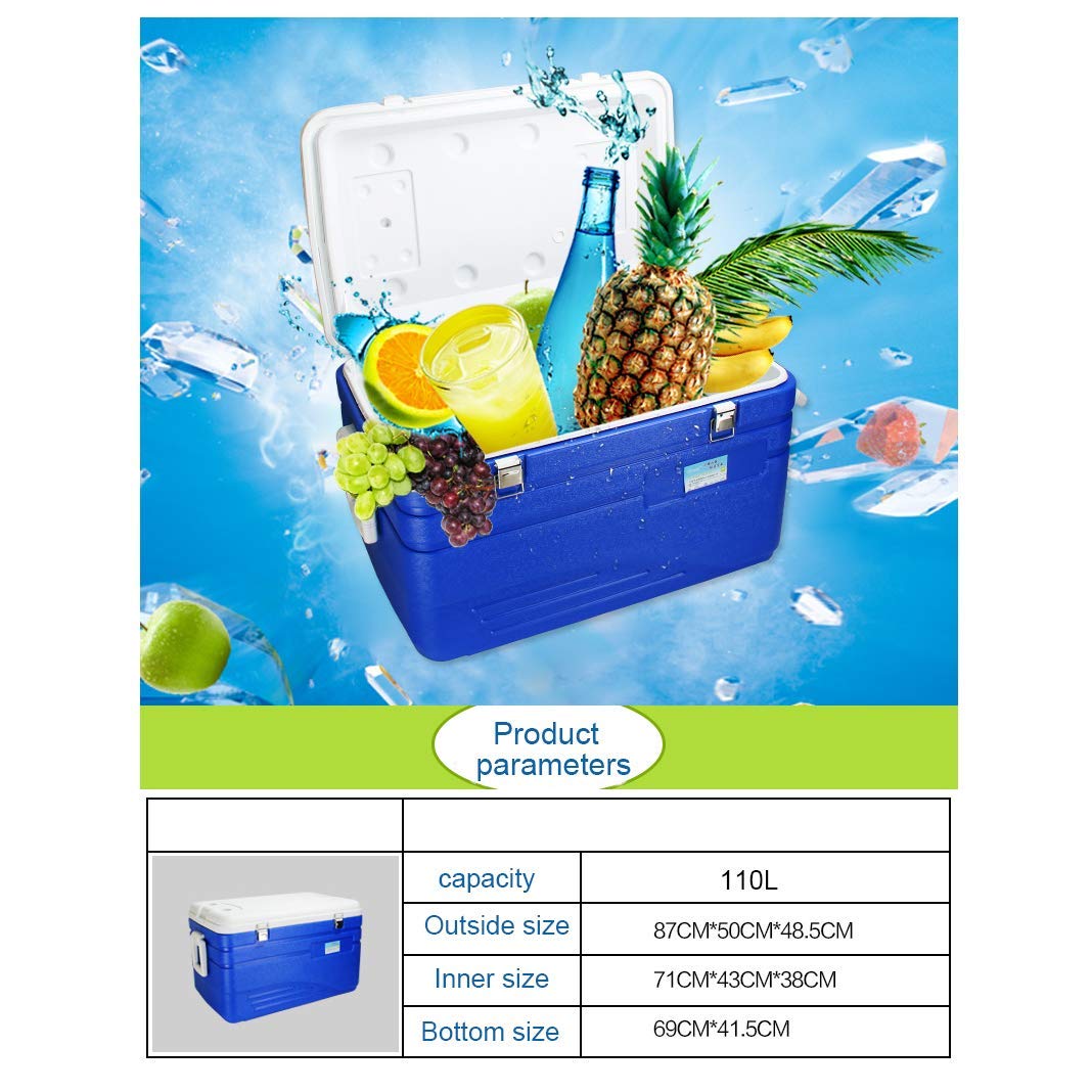 MU Glacière portative Glacière Rigide 110L pour congélateur, glacière Rigide - 120 Heures de Boisson Isolante - Bière de Performance pour Le Camping, Les barbecues, Le Tailgating et Les activités de