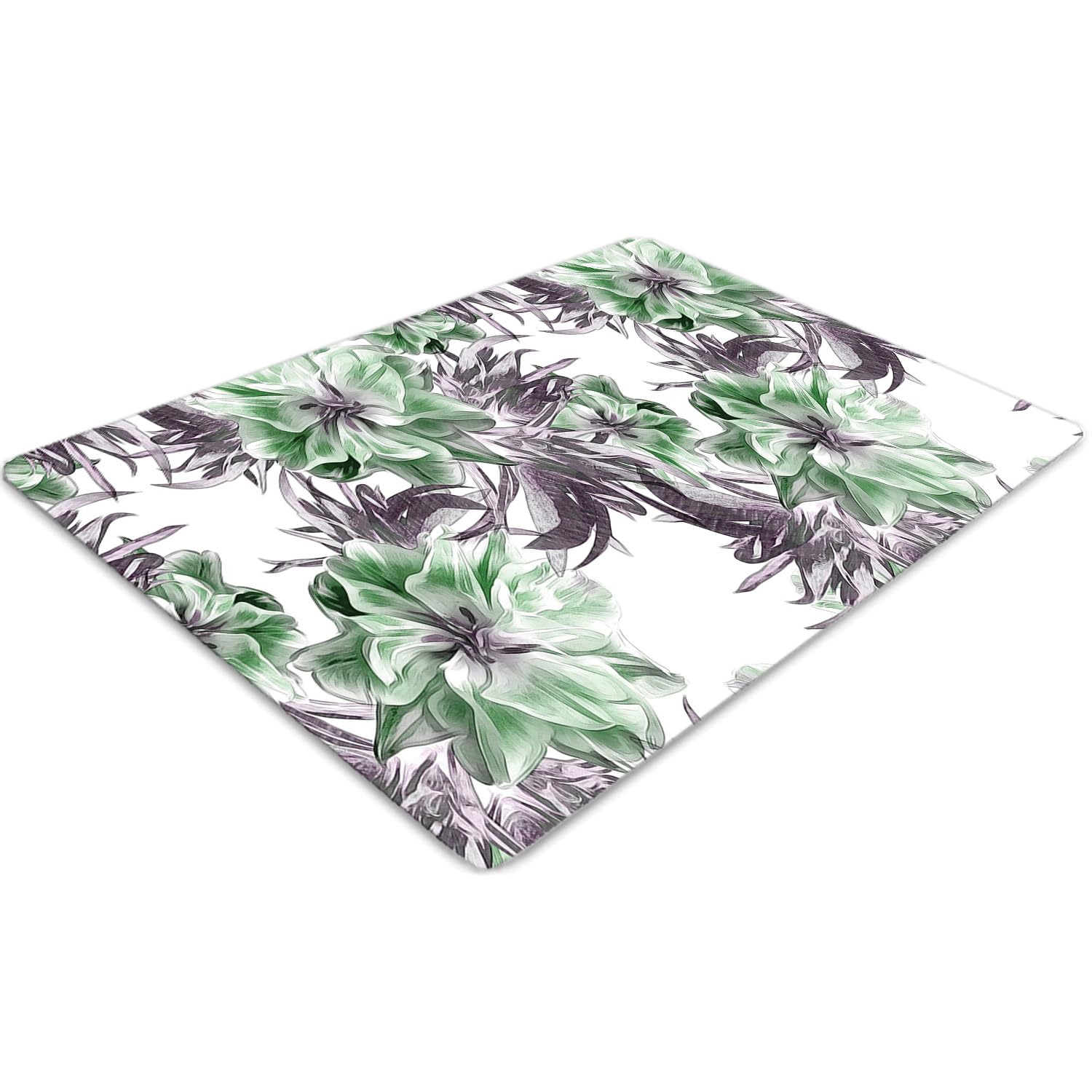 Tapis de chaise pour maison et bureau : protégez votre sol avec le motif Fleurs Magiques