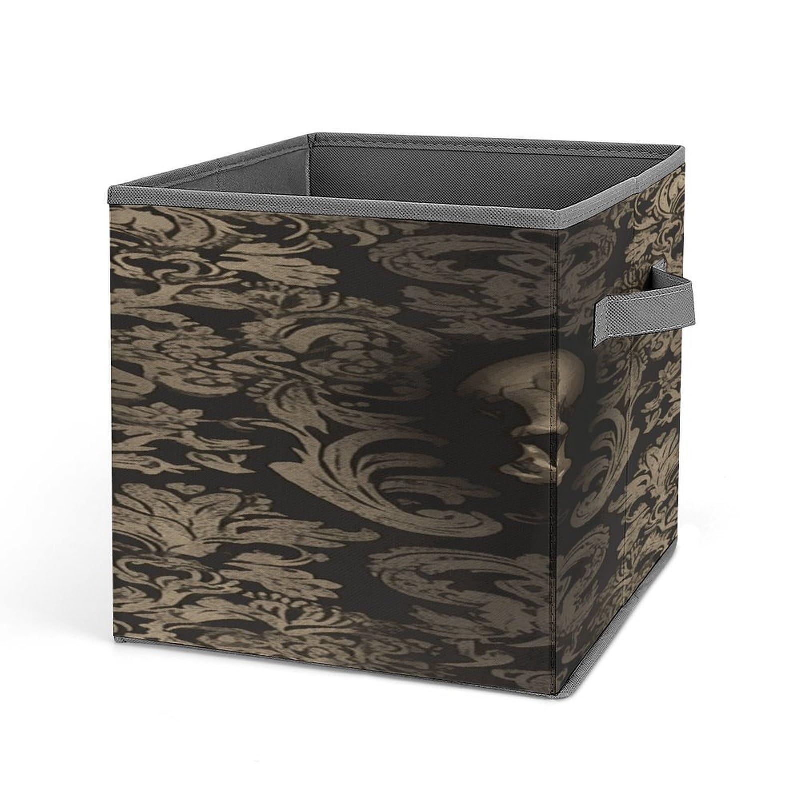 Fekiloot Style Gothic Wallpaper Skull Storage Bins Storage Baskets