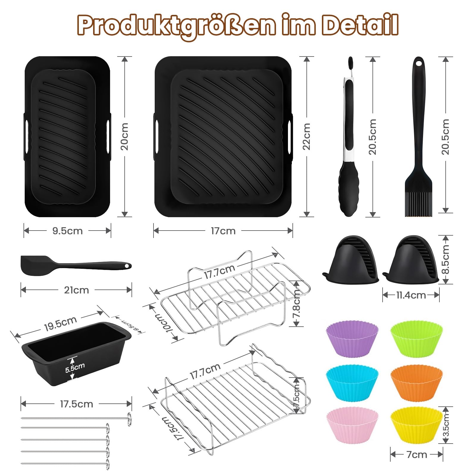 2 Accessori Per Friggitrice Ad Aria Philips - Teglie In Silicone Per Cottura Sana - Foto 9