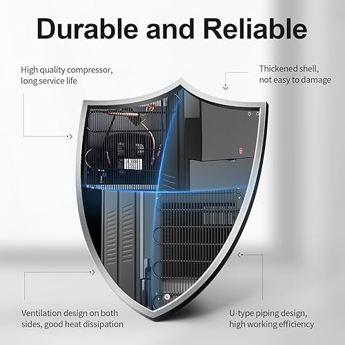 Miniatura 6 de Top Loading Dispensador de enfriador de agua, dispensador de agua fría y caliente para botellas de 3 o 5 galones, cierre de seguridad para niños,