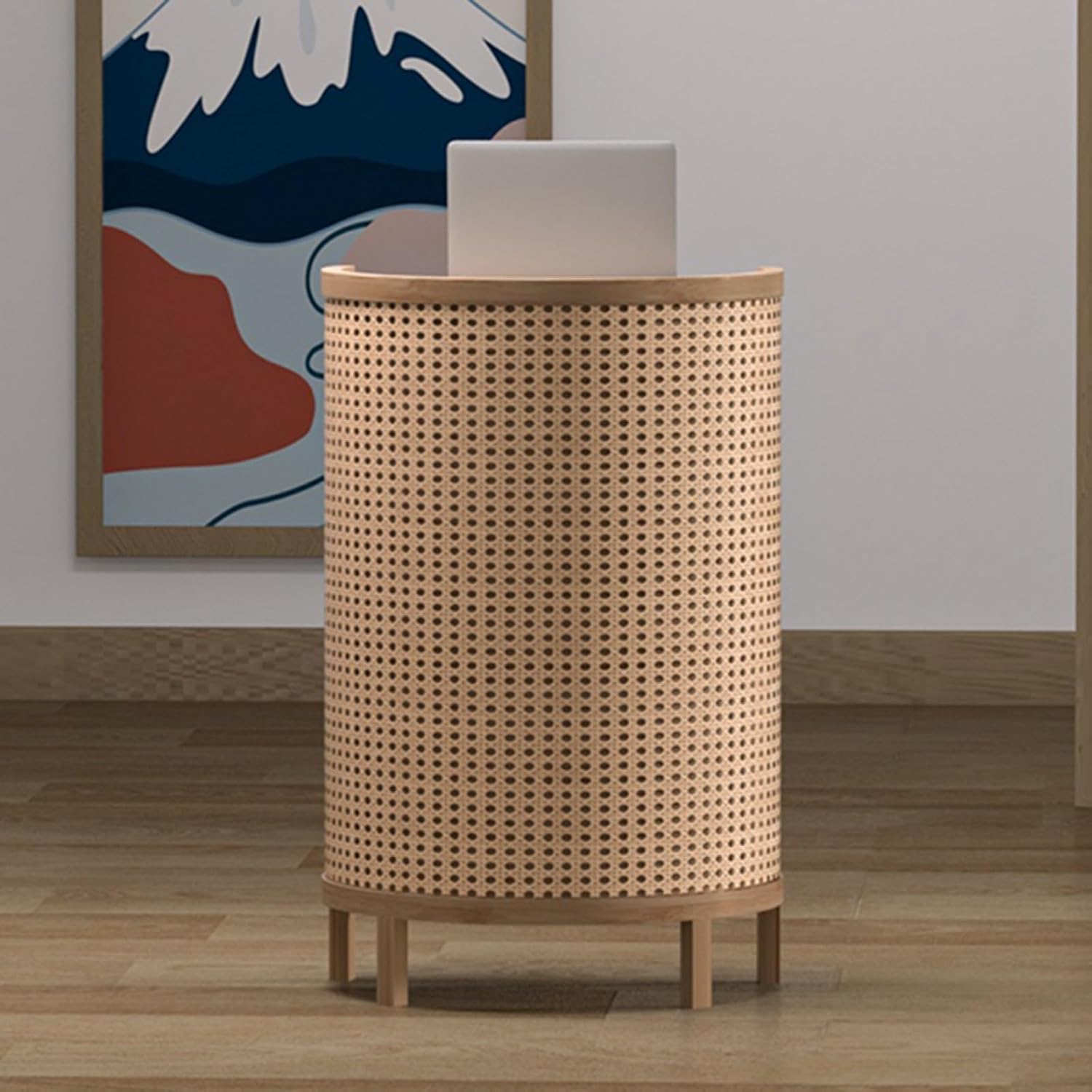 Reception Desk, Front Desk Reception Counter, Simple Cashier Cabinet For Office Reception Room, Checkout Counter, Supermarket, Beauty Salon, Internet Celebrity Clothing Store(Color:Square,Size:70cm)
