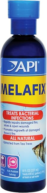 API MELAFIX Freshwater Fish Bacterial Infection Remedy 237 ml Bottle, BLUE