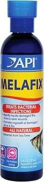 API MELAFIX Freshwater Fish Bacterial Infection Remedy 8-Ounce Bottle & Aquarium Salt Freshwater Aquarium Salt 16-Ounce Box