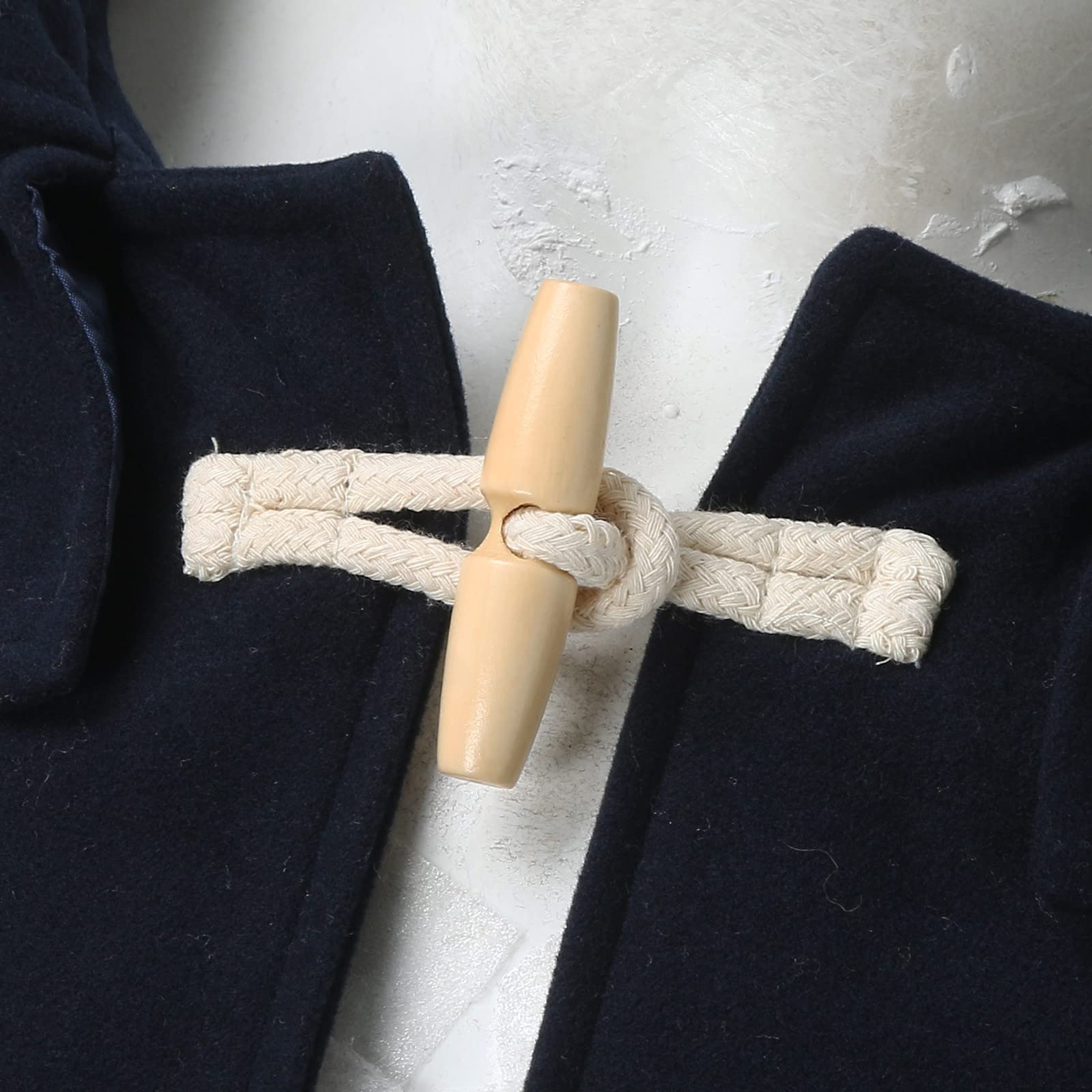 Genérico Chaqueta Hombre Invierno De Talla Grande Con Capucha Y Botones De Cuerno Y Forro Acolchado Solapa Abrigo Hombre Grueso Ideal Para Otoño E Invierno Cálido Duradero