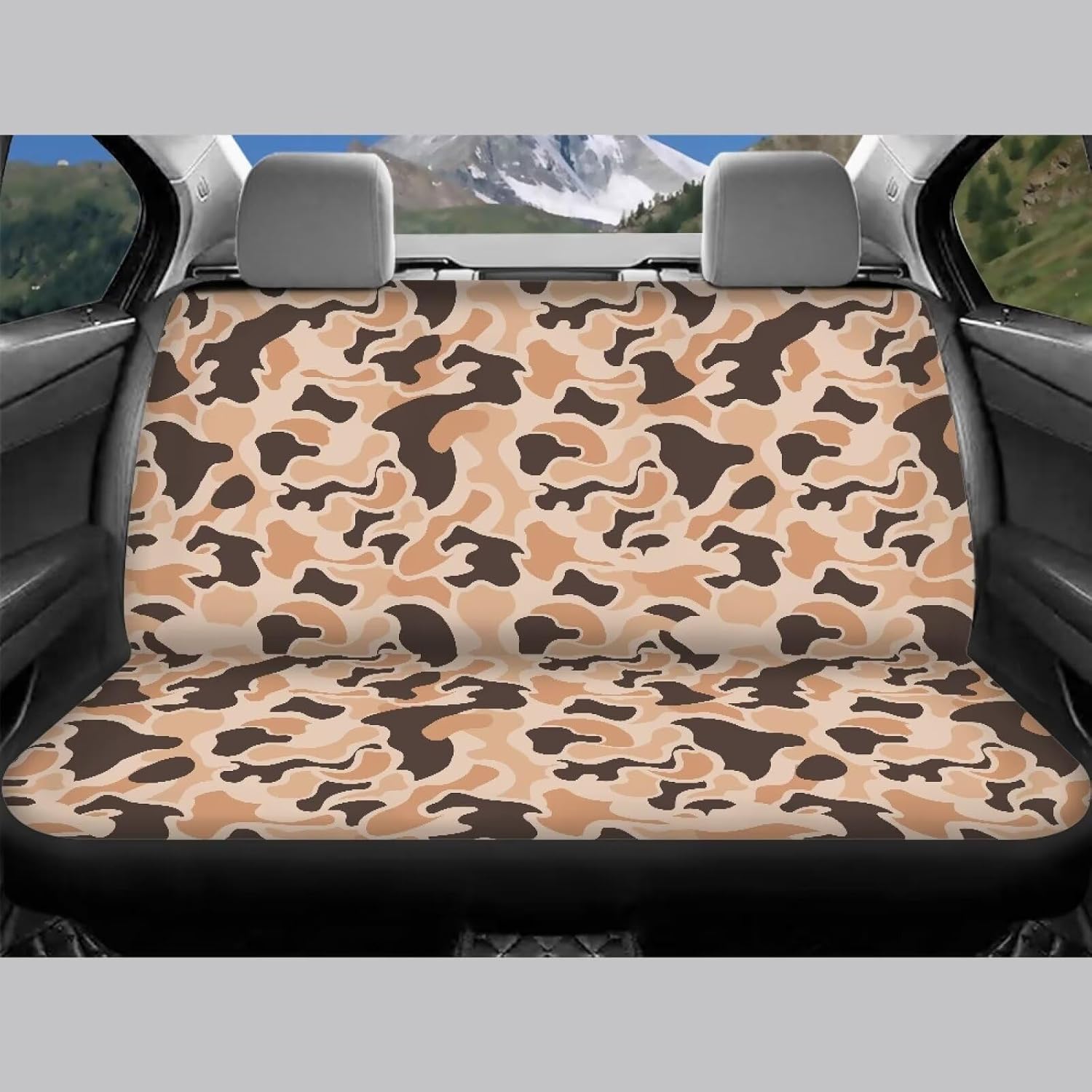 GePrint Duck Hunting Camouflage Car Seat Covers Full Set Soft Automotive Vehicle Seat Cover Breathable Easy Installation Universal Fit for Vehicles,Cars,Suvs,Vans,Sedans