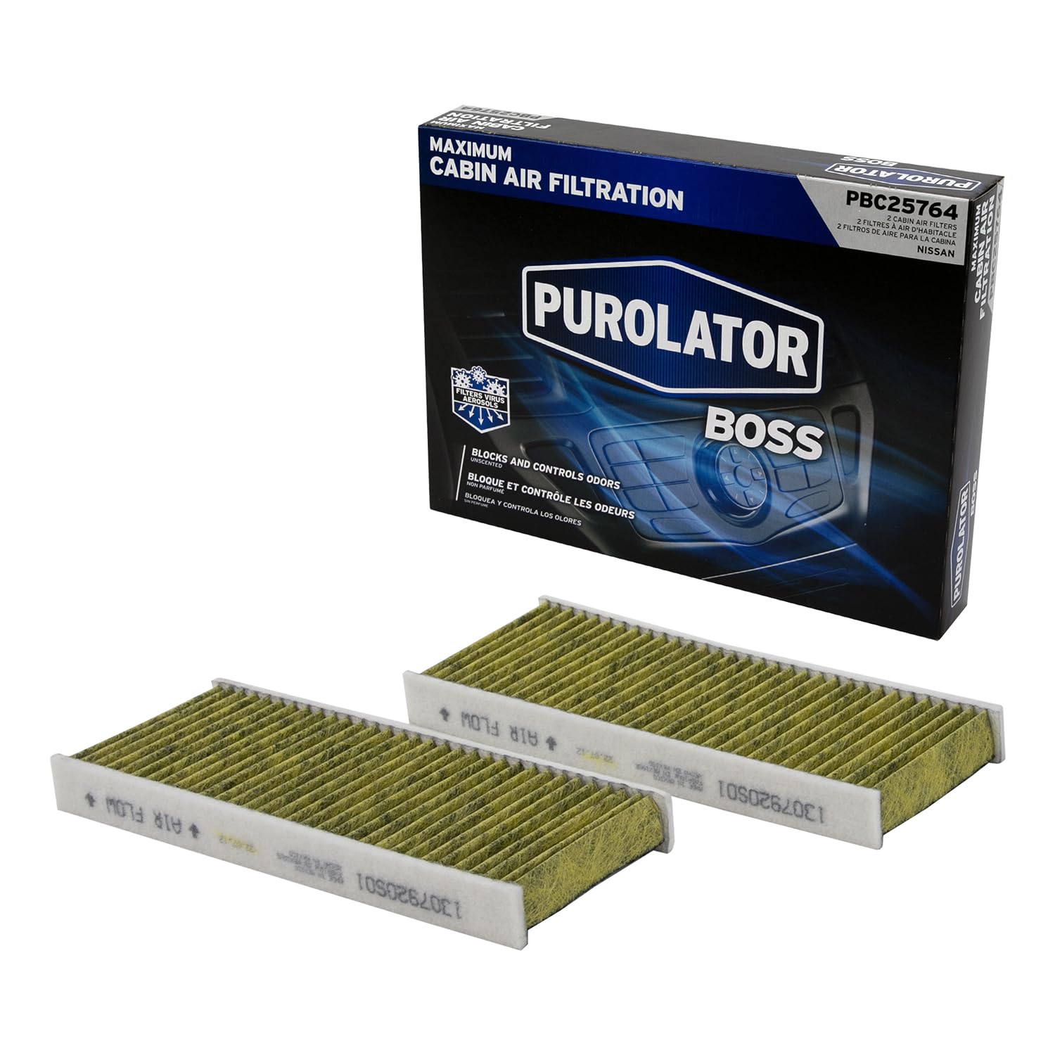 Purolator PBC25764 PurolatorBOSS Cabin Air Filter for Nissan