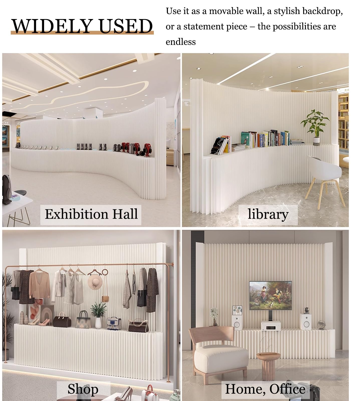 Divisori per ambienti, Divisori for ambienti(White,7.87x9.84ft)