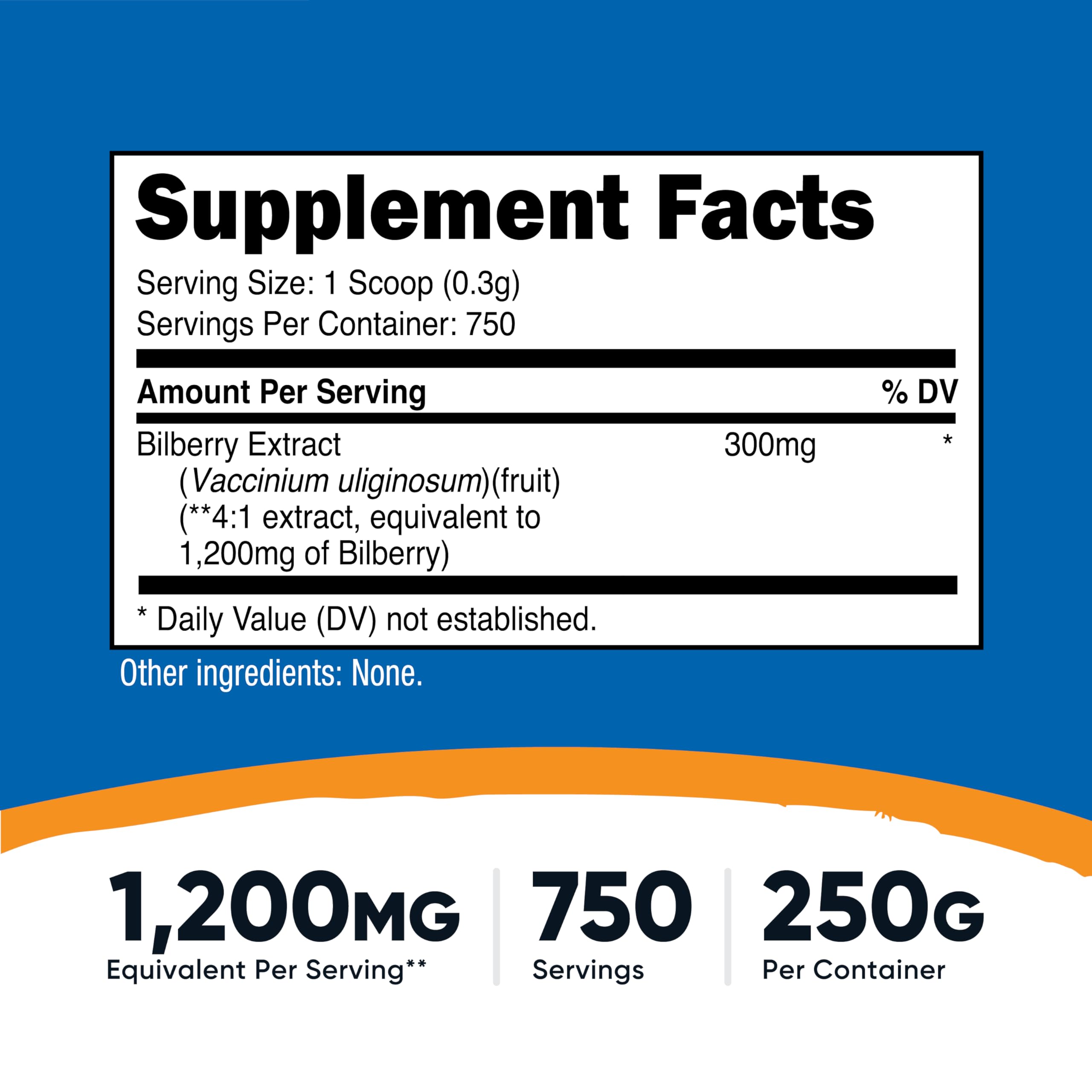 Nutricost Bilberry Powder 250 Grams - Gluten Free and Non-GMO — Amazon image 2