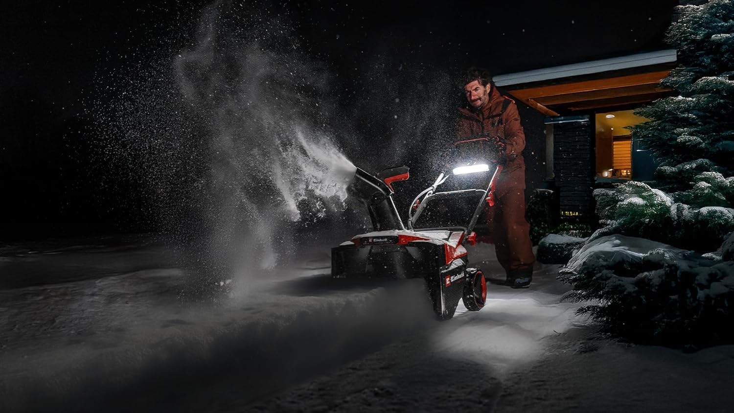Einhell Professional Akku-Schneefräse GP-ST 36/53 Li E BL-Solo Power X-Change (36 V, Brushless, 53 cm Arbeitsbreite, max. 33 cm Schneehöhe, inkl. Reinigungsspatel, ohne Akku)