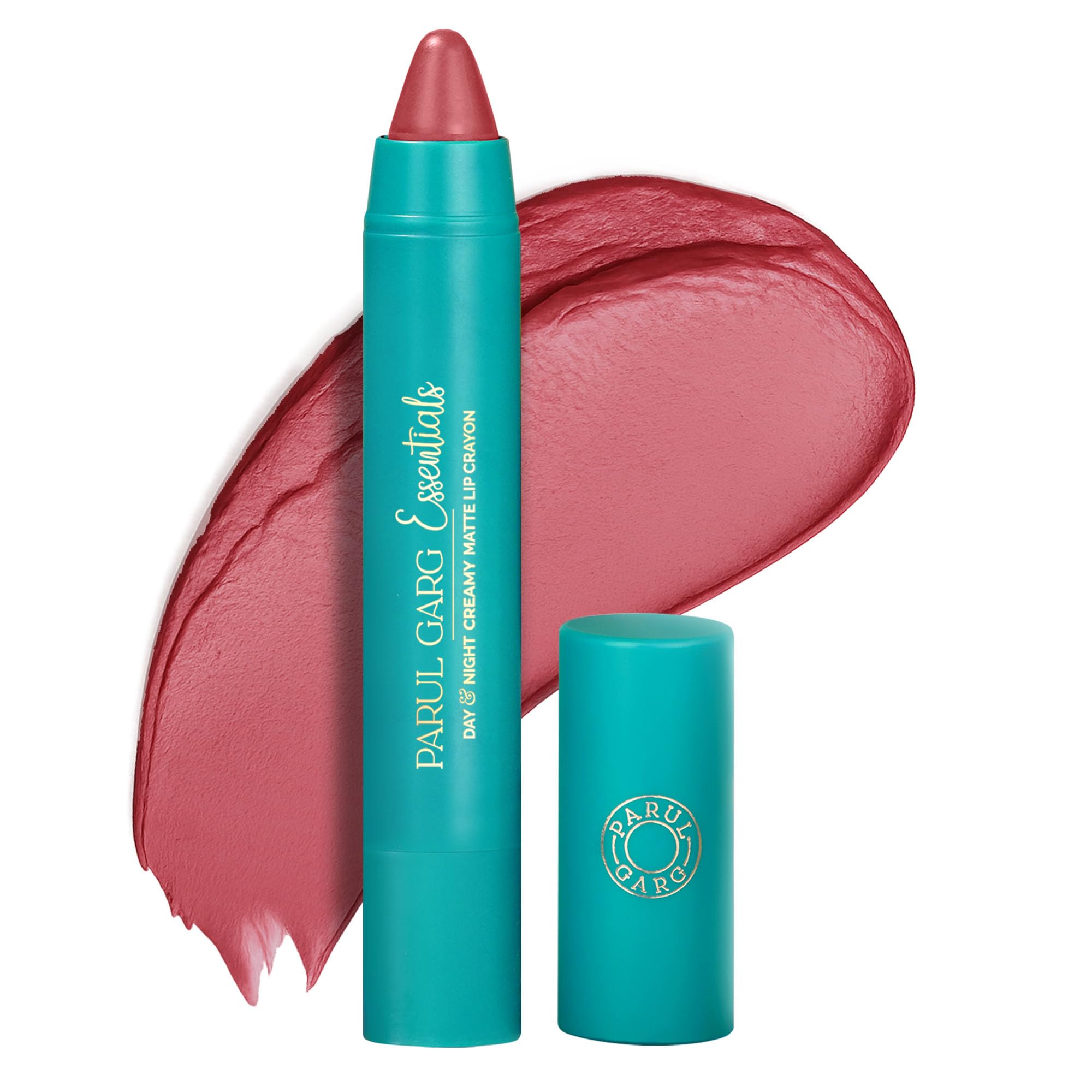 Parul Garg Beauty Creamy Matte Lip Crayon | Soft Matte & Hydrating Formula with Almond Oil & Vitamin E | Rich Pigment & Comfortable Wear | 100% Vegan (Influencer)