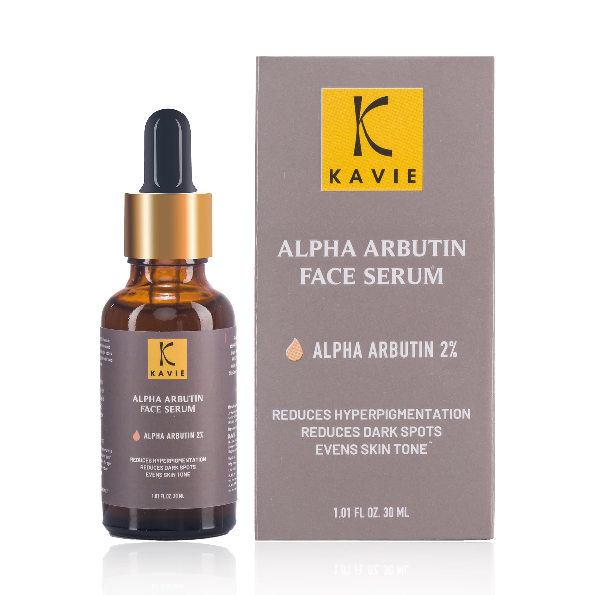 Buy KAVIE Alpha Arbutin 2 Face Serum with Hyaluronic , E, and