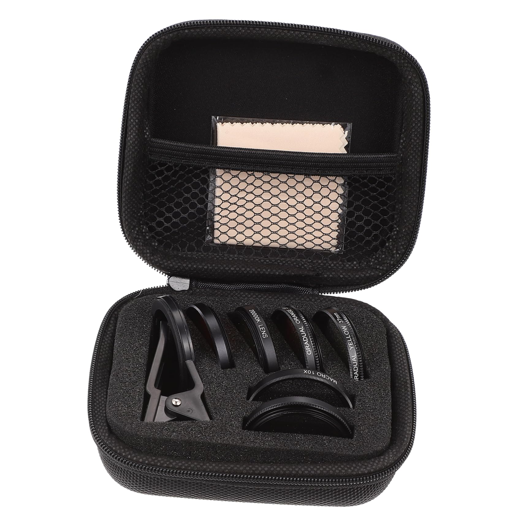 Tofficu Enhance Photo Coral Filter Set 6-in-1 Sea Tank Filter Easy Install Clip Ideal for Travel and Daily Snaps