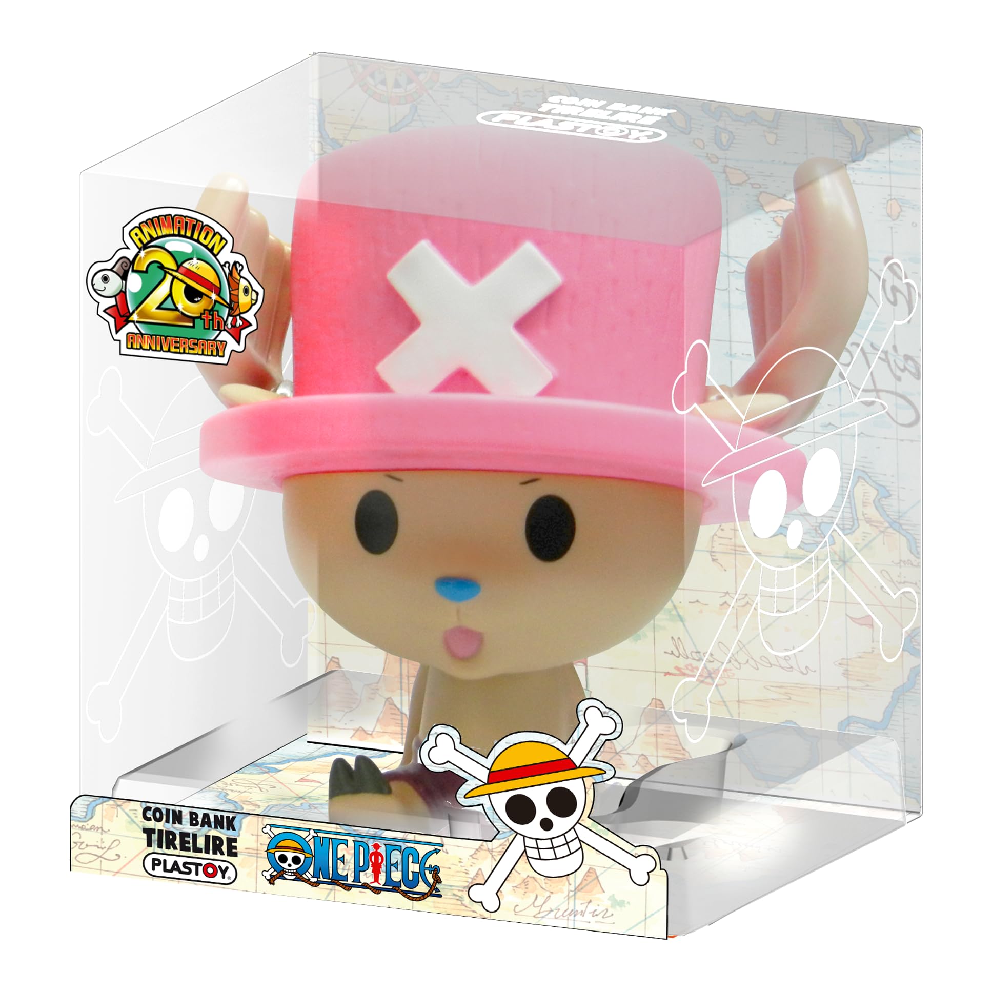 Plastoy One Piece Hucha Chibi Tony-Tony Chopper - Plástico - 14 cm