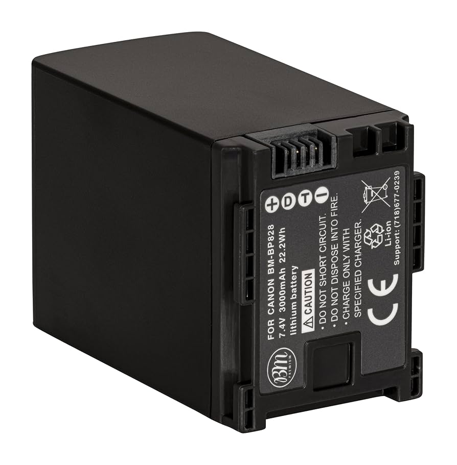 Amazon.com : BM Premium BP-828 Battery for Canon VIXIA HF
