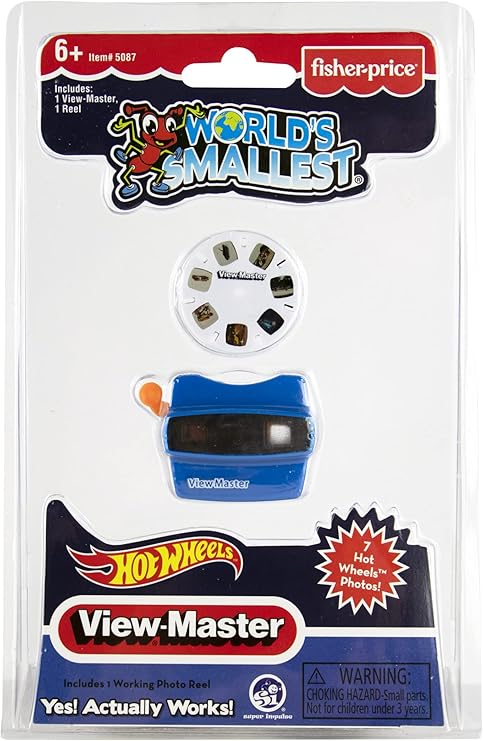 World's Smallest Hot Wheels ViewMaster, Blue