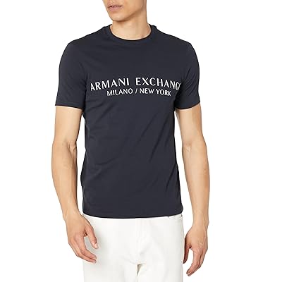 Armani Exchange Milano/New York Logo T Shirts Men