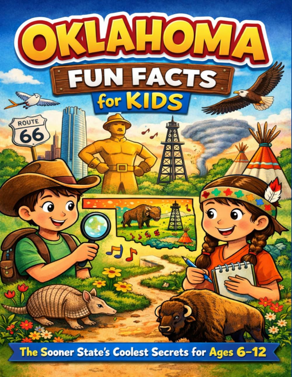 Oklahoma Fun Facts for Kids: The Sooner State’s Coolest Secrets for Kids Ages 6–12 (The 50 States Fun Facts for Kids Series)