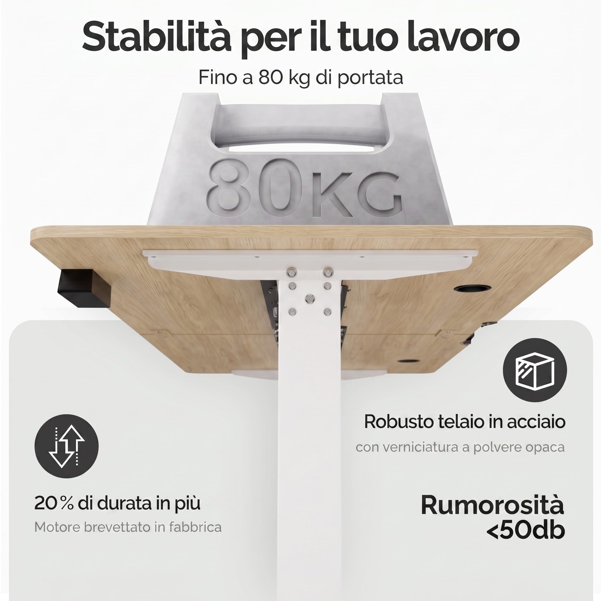 Casaria® Scrivania Regolabile 140x60x73-118cm con Porta Cuffie Portabicchieri Tavolo da Gioco Ufficio Look Moderno