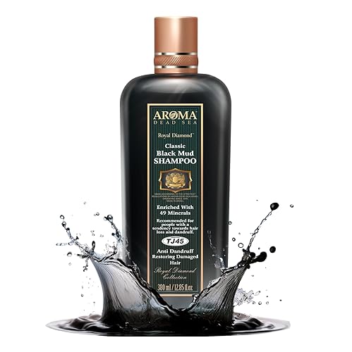 Aroma Dead Sea ChampĂş Black Mud para hombres y mujeres, combate la caspa, el adelgazamiento del cabello, las raĂces dĂ©biles y la picazĂłn del cuero Aroma Dead Sea ChampĂş Black Mud para hombres y mujeres, combate la caspa, el adelgazamiento del cabello, las raĂces dĂ©biles y la picazĂłn del cuero
