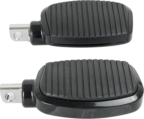 Miniatura 3 de Estriberas para motocicleta, estriberas, pedales, reposapiés, clavijas de carretera con goma antideslizante universal para Harley Davidson Dyna