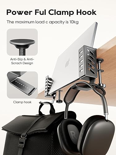Miniatura 3 de Soporte vertical para computadora portátil, soporte para computadora portátil para escritorio